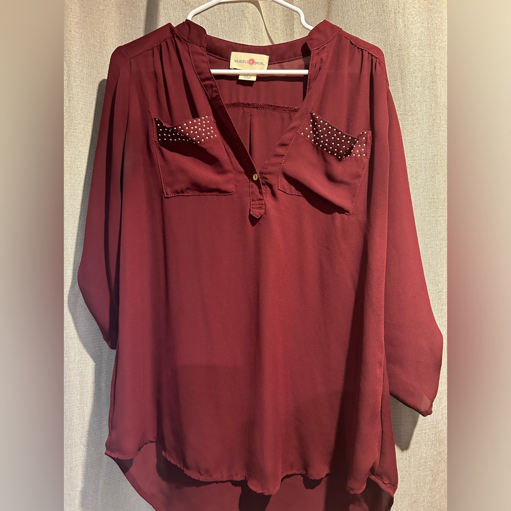Women’s button-down blouse